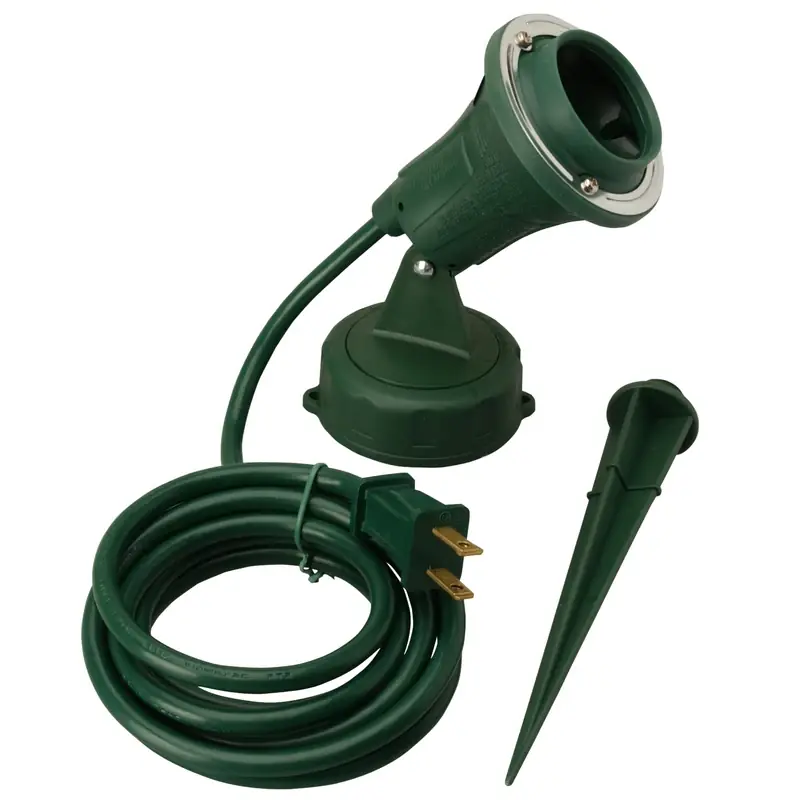 Woods Yard Master Plastic Flood Light Holder 1 Pk