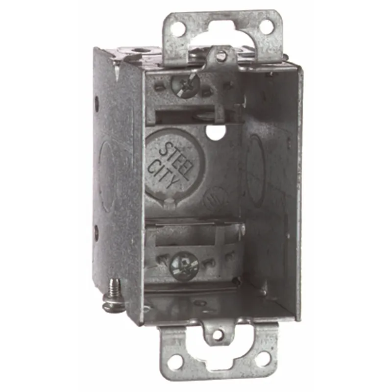 12.5 Cu In Rectangle Galvanized Steel 1 Gang Switch Box Model Lxow-25