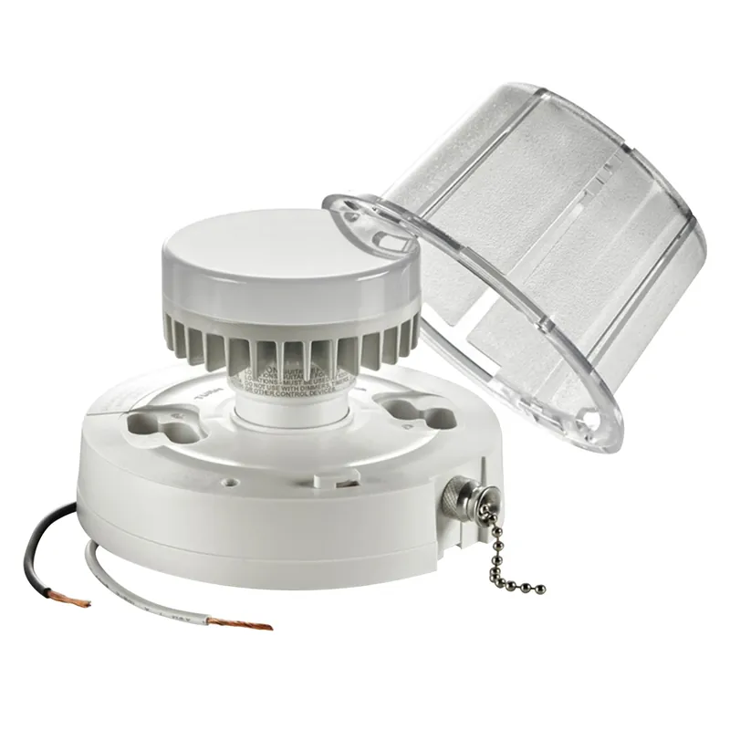 Leviton Plastic LED GU24 Ceiling Keyless Lampholder With Chain 1 Pk