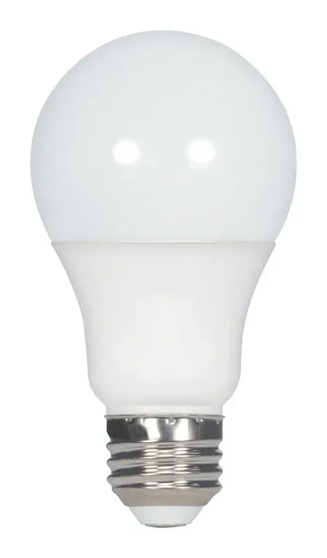 Satco A19 E26 (Medium) LED Bulb Warm White 60 Watt Equivalence 1 Pk
