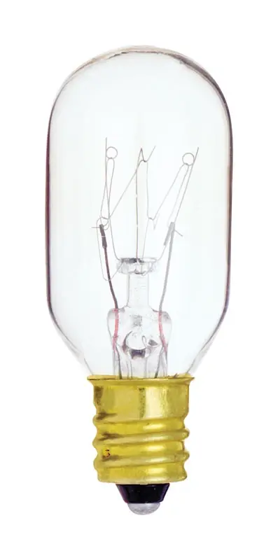 Satco 15 W T7 Specialty Incandescent Bulb E12 (Candelabra) Soft White 1 Pk