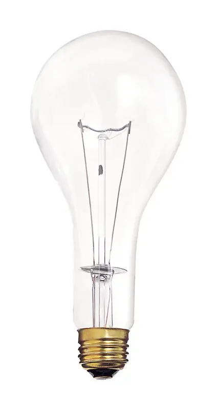 Satco 300 W PS25 A-Line Incandescent Bulb E26 (Medium) Warm White 1 Pk