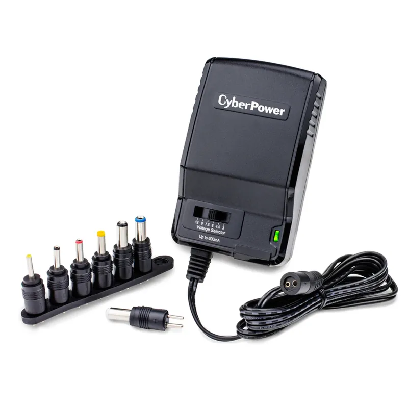 Cpuac600 Universal Power Adapter 22 Awg 3-12 V 600ma 5 Ft. Cord