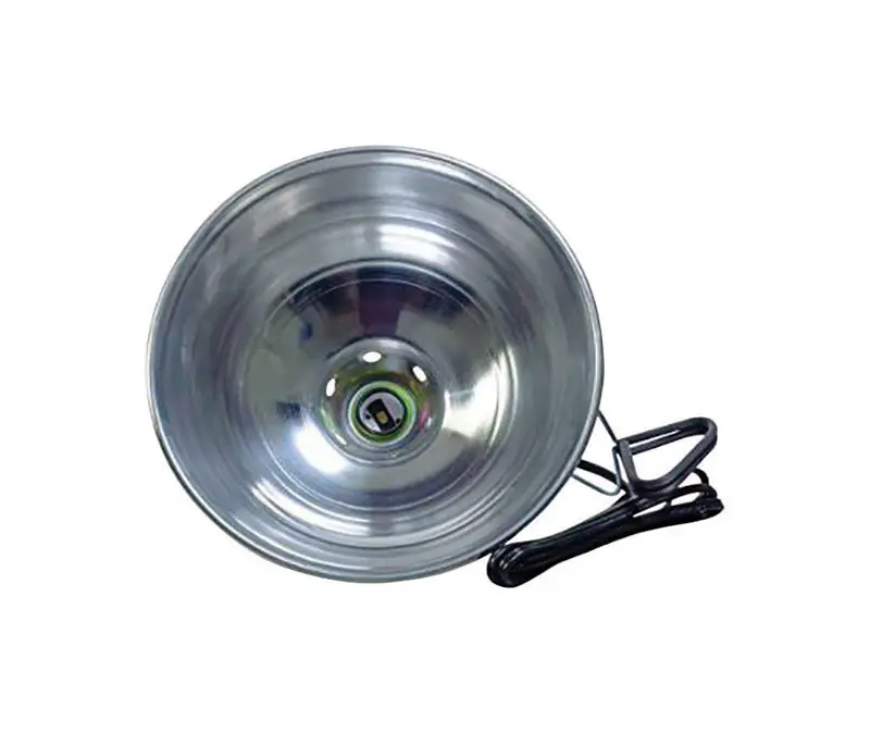Clamp Light, 18/2 SPT-2 Black Cord, 6-Ft., 150-Watt