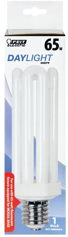 Feit 65 W PL 2.8 In. D X 3.12 In. L CFL Bulb Daylight Utility 6500 K 1 Pk