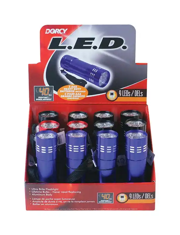 Dorcy 100 Lm Assorted LED Flashlight AAA Battery