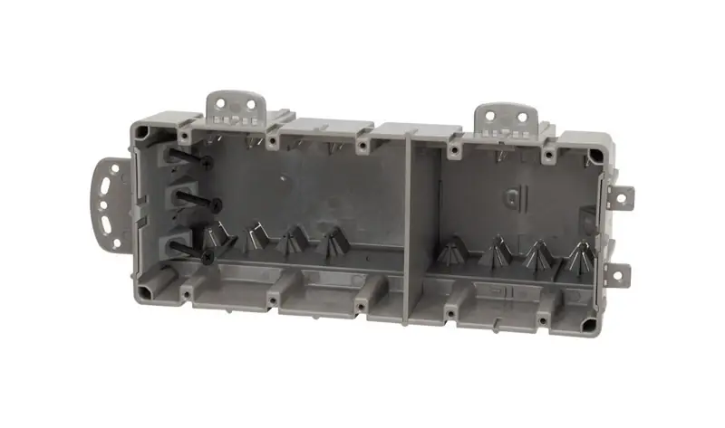 Smart Box 5 Gang Pvc Electrical Box Gray 4.5 In.