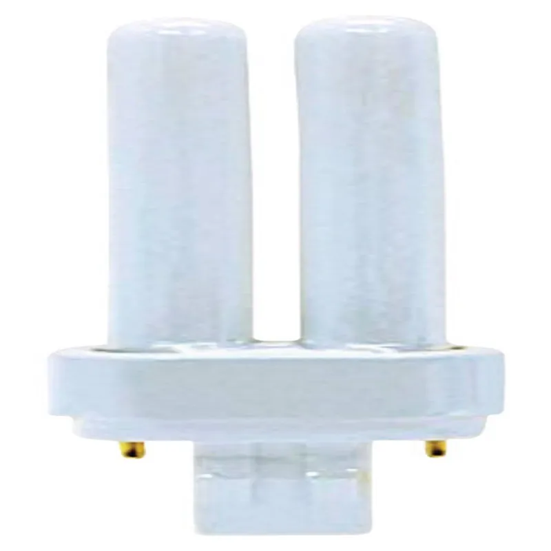 GE Ecolux 18 W T4 5.2 In. D X 5.8 In. L CFL Bulb Warm White A-Line 2700 K 1 Pk