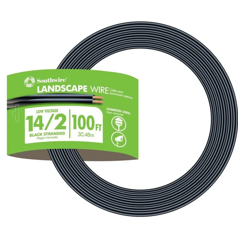 100-Ft. Black Underground Low Energy Circuit Lighting Cable