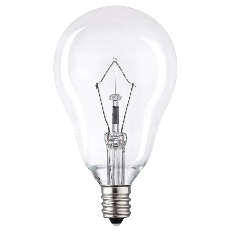Westinghouse 40 W A15 Decorative Incandescent Bulb E12 (Candelabra) Warm White 2 Pk