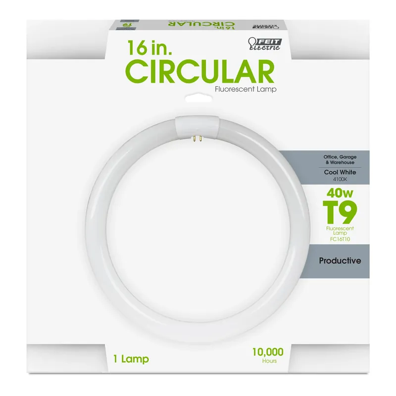Feit Legacy Bulbs 40 W T9 15.9 In. D X 15.9 In. L Fluorescent Bulb Cool White Circular 4100 K 1 Pk