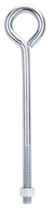 Mintcraft LR290 0.5 X 10 In. Zinc Eye Bolt With Nuts