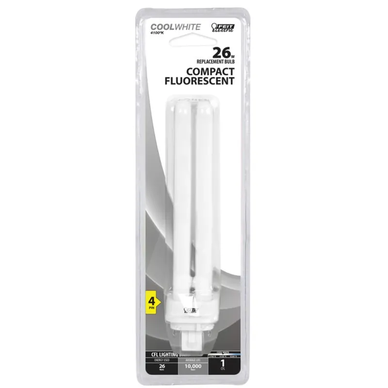 Feit Legacy Bulbs 26 W PL 1.4 In. D X 6.4 In. L CFL Bulb Cool White Compact 4100 K 1 Pk