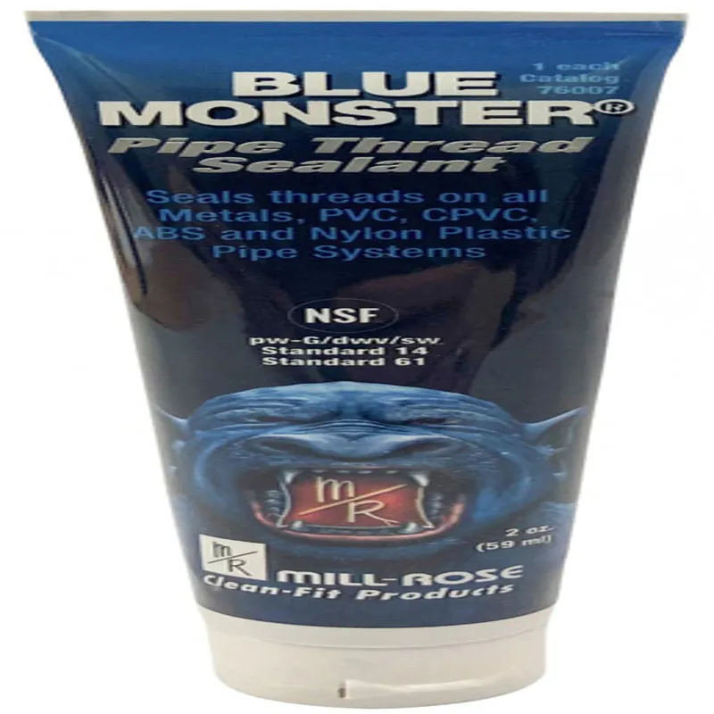 Mill Rose Blue Monster Blue Pipe Thread Sealant 2 Oz