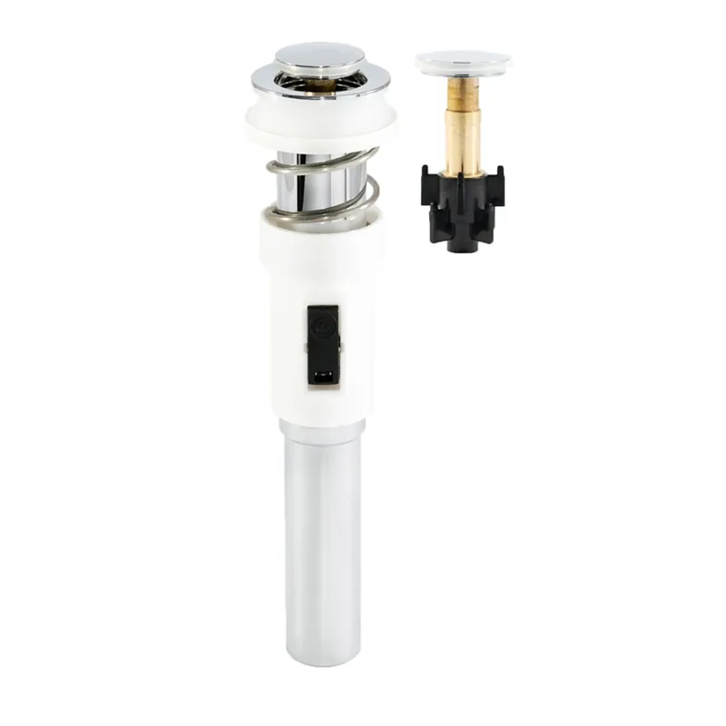 1-1/4 In. D Chrome Abs Pop-up Drain With Spring Loaded Mechanism