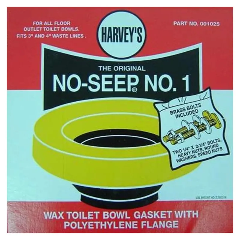 Harvey‘s No-Seep No. 1 Wax Ring Kit Multicolored Polyethylene/Wax