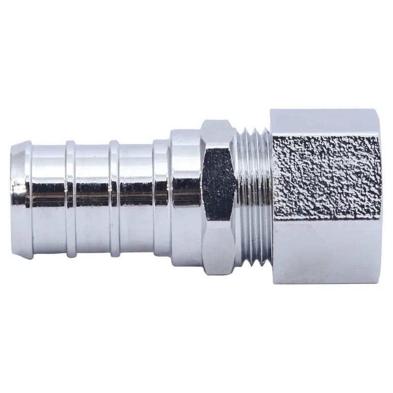 1/2 In. Barb X 3/8 In. D Compression Brass Adapter Uc637lfa