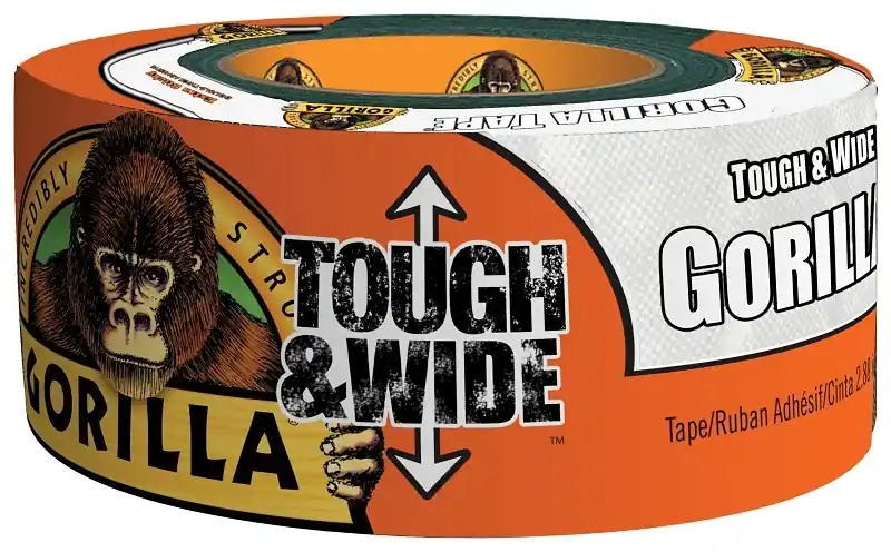 Tough & Wide Tape, White, 2.88-In. X 25-Yds.