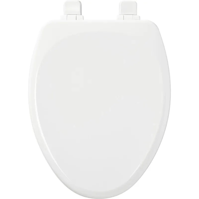 Toilet Seat, Elongated, Slow-Closing, White