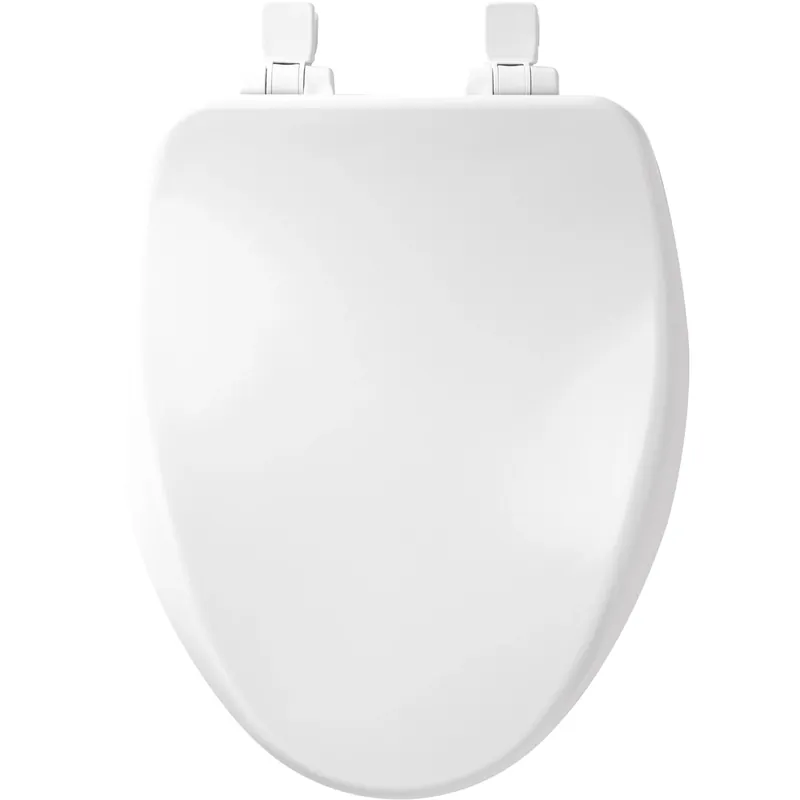 Alesio Ll Toilet Seat, Elongated, Whisper Close, Precision Seat Fit, Easy Clean Hinges, STA-TITE Fasteners, White
