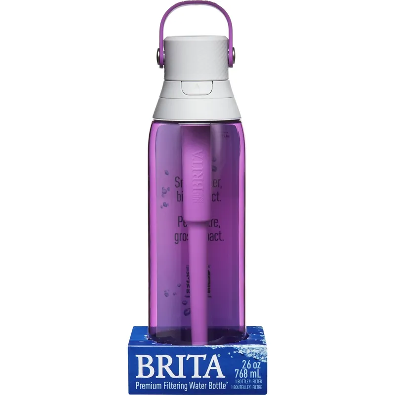 Water Bottle, Orchid Glass, 26 Oz.