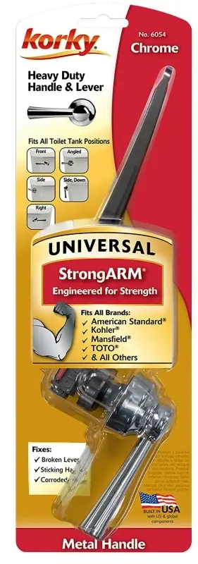 Strongarm Flush Lever Chrome Metal Universal Toilet Handle 6054bp