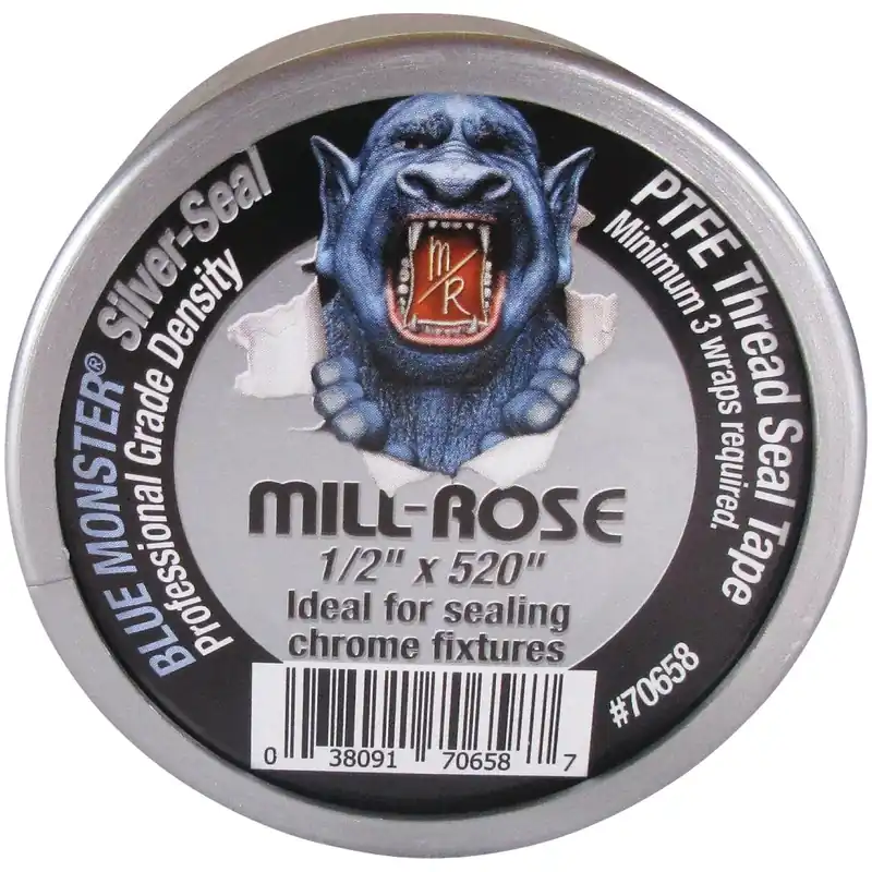 Mill Rose Blue Monster Silver 1/2 In. W X 520 In. L Thread Seal Tape