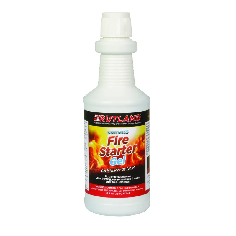 One Match Gelled Alcohol Fire Starter 16 Oz - 10 Minute Burn Time
