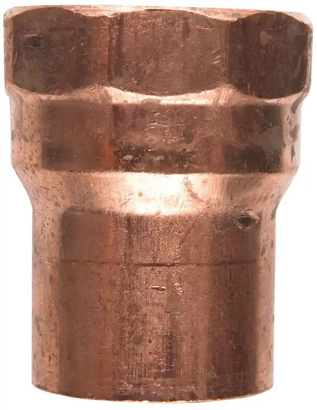 Mueller Industries W 61271 1.25 In. Copper X Female Adapter