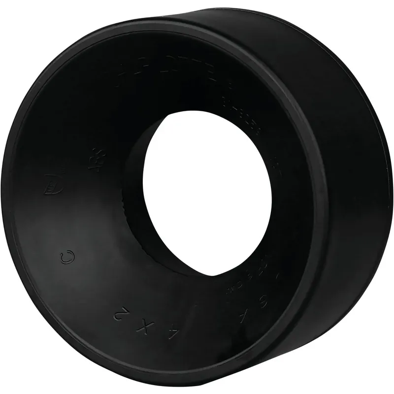 ABS/DWV Reducing Bushing, 4 X 2 In., Spigot X Hub