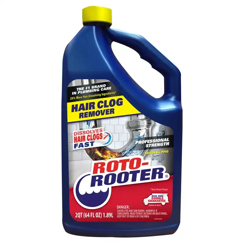 Roto-Rooter Liquid Hair Clog Remover 64 Oz
