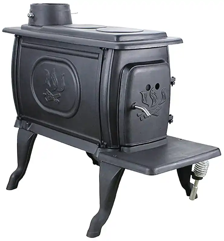 Logwood 900 Sq. Ft. Epa Certified Cast Iron Wood Stove Model 1269e