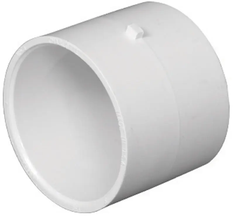 Charlotte Pipe 2 In. Hub X 2 In. D Hub PVC Coupling 1 Pk