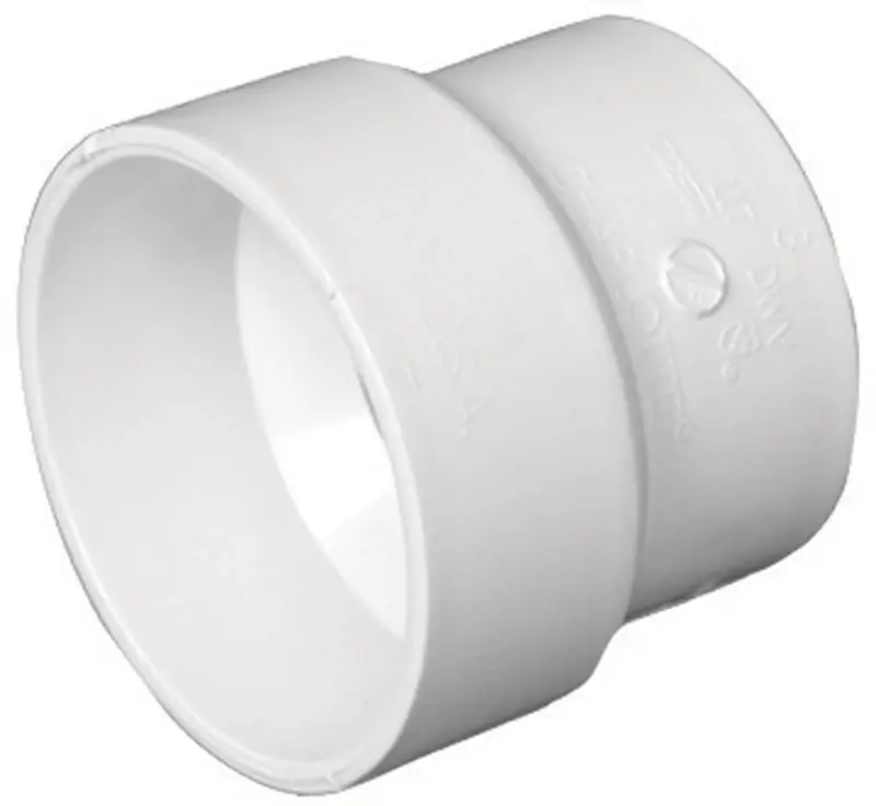 Charlotte Pipe 4 In. Hub X 4 In. D Hub PVC Coupling 1 Pk