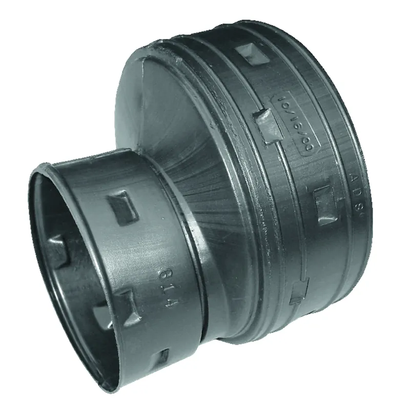 Advanced Drainage Systems 6 In. Snap X 4 In. D Snap Polyethylene 5-1/2 In. Reducing Coupler 1 Pk