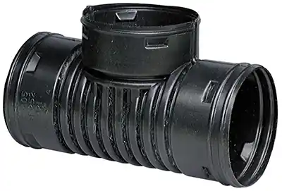 Advanced Drainage Systems 6 In. Snap X 6 In. D Snap Polyethylene 12 In. Tee 1 Pk