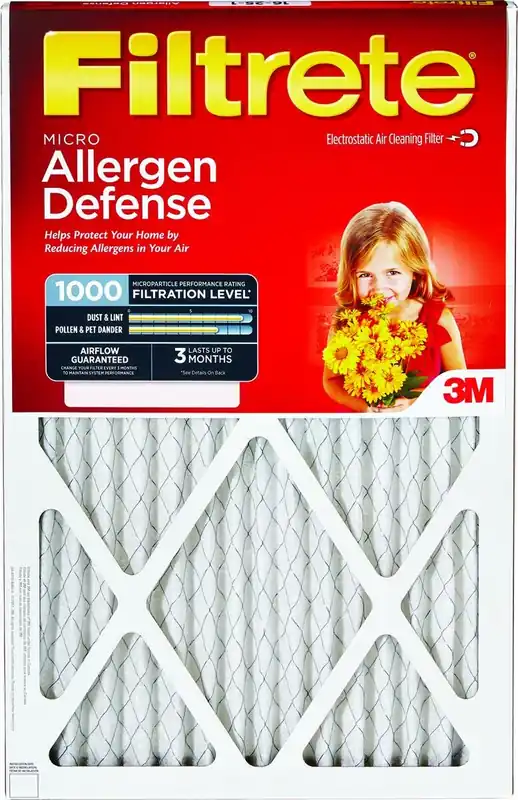 Filtrete 24 In. W X 18 In. H X 1 In. Polyester 1000 MPR Pleated Allergen Air Filter 1 Pk