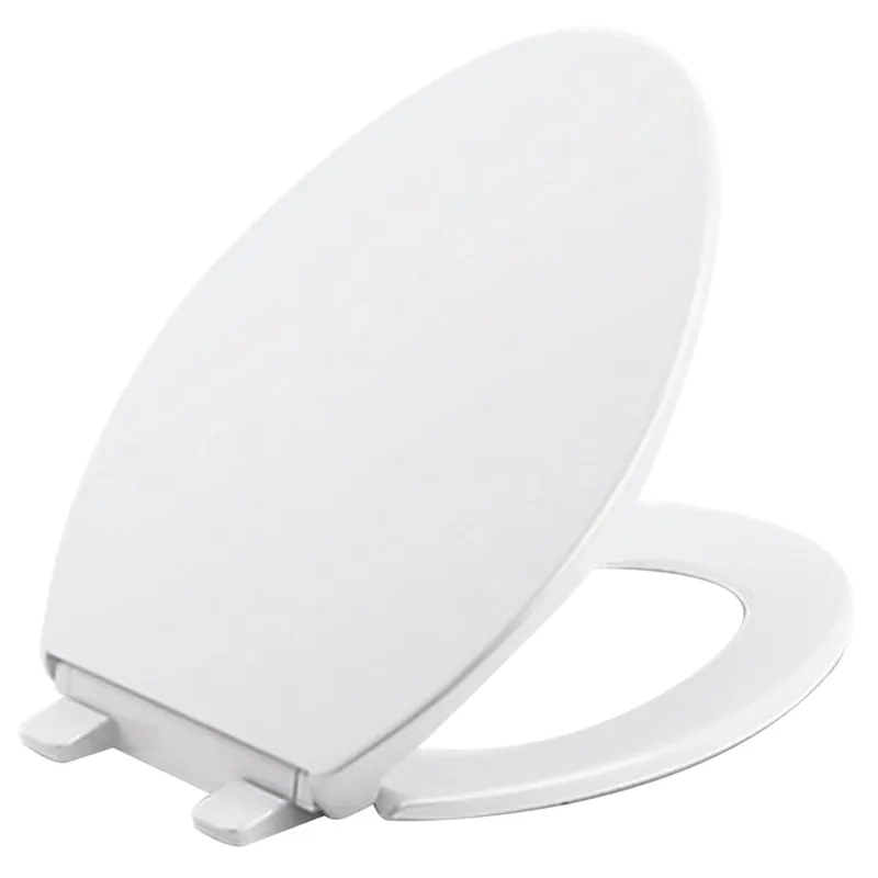 Brevia Quiet-close Elongated Closed Front White Toilet Seat With Grip-tight Bumpers