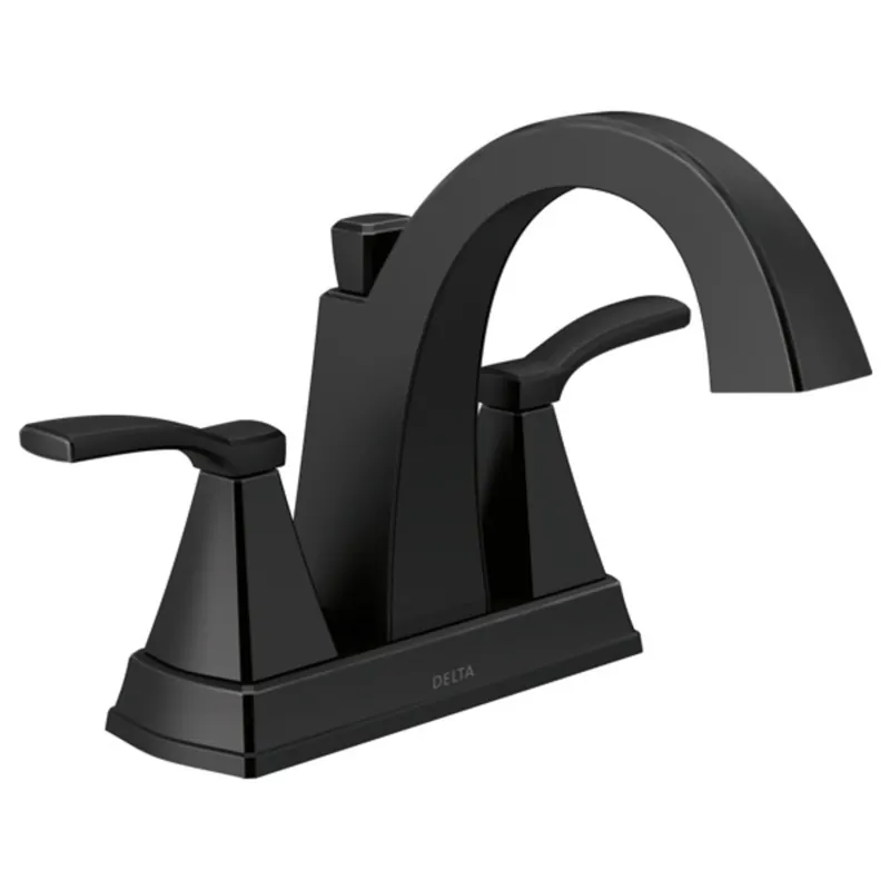 Flynn 2-Handle Bathroom Faucet, Matte Black