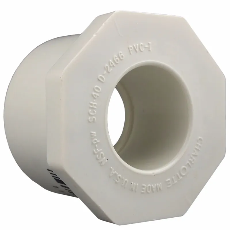 Charlotte Pipe Schedule 40 2-1/2 In. Spigot X 2 In. D Slip PVC Reducing Bushing 1 Pk