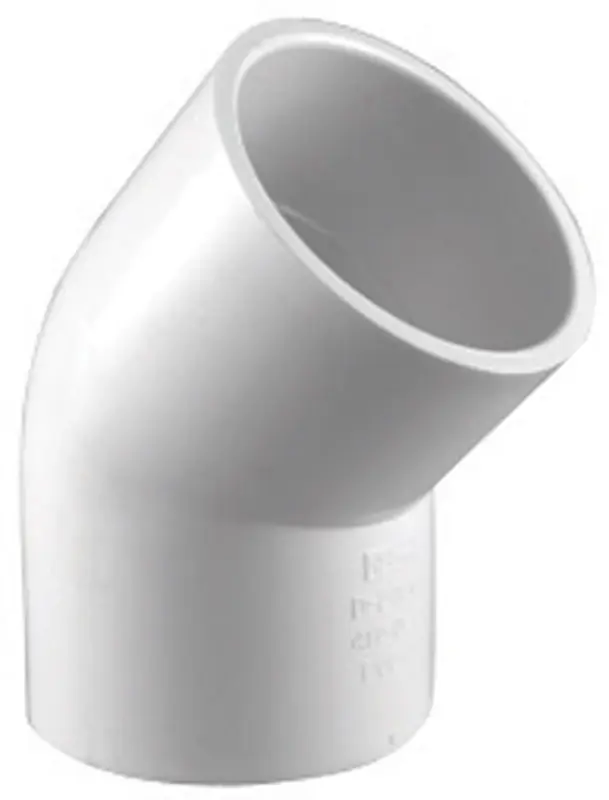 Charlotte Pipe Schedule 40 4 In. Slip X 4 In. D Slip PVC Elbow 1 Pk