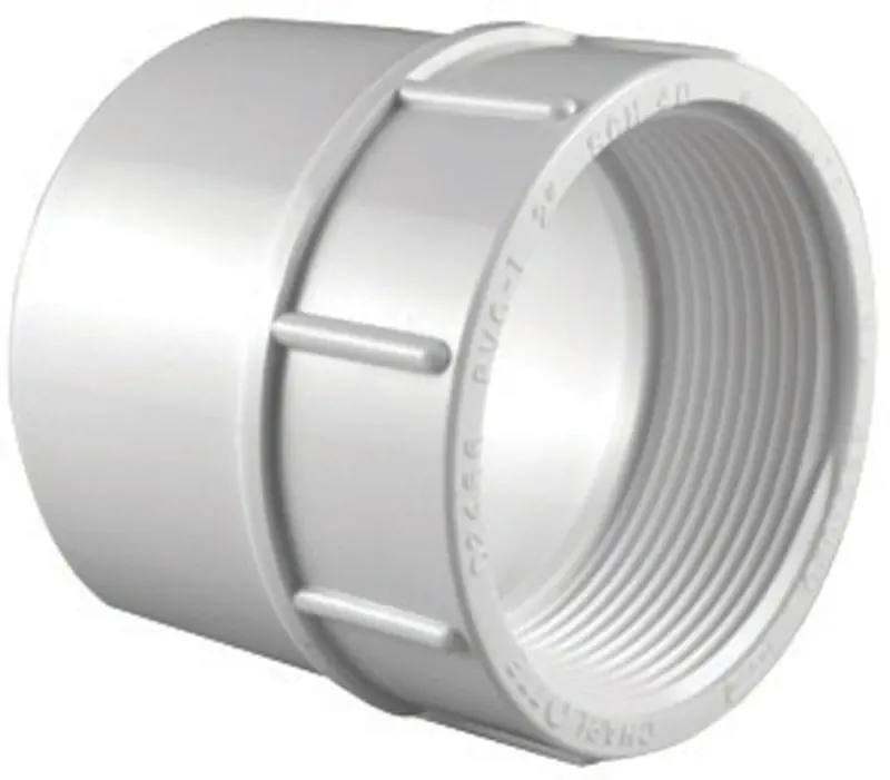 Charlotte Pipe Schedule 40 3 In. Slip X 3 In. D FPT PVC 3 In. Adapter 1 Pk