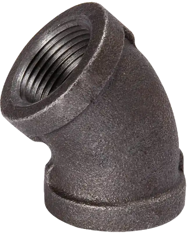 BK Products 1/2 In. FPT X 1/2 In. Dia. FPT Black Malleable Iron Elbow