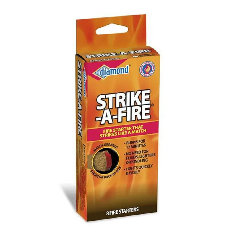 Strike-a-fire Saw Dust Fire Starter 7.9 Oz With 12 Minute Burn Time
