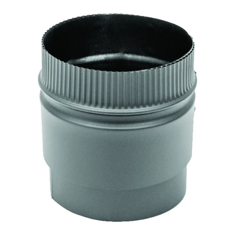 Adjustable 6 In. Diameter Stainless Steel Stove Pipe Adapter Model Dsp6fsa-1