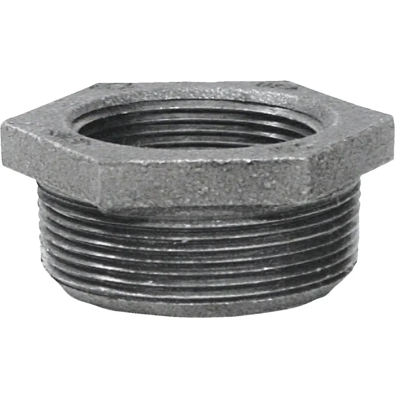 Black Pipe Hex Bushing, 1-1/2 X 3/4 In.