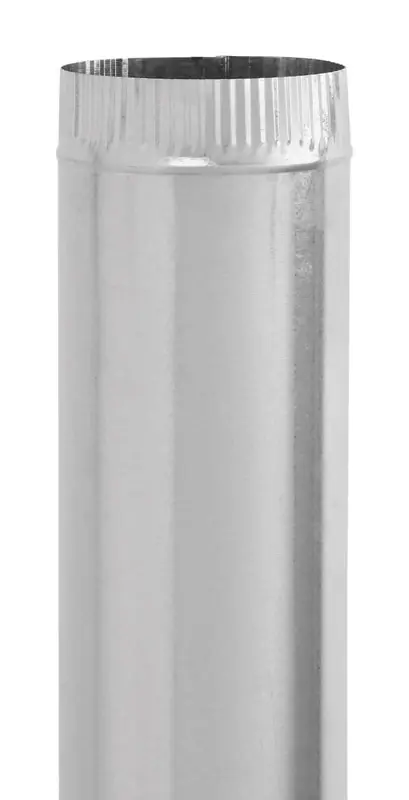 Imperial 8 In. D X 12 In. L Galvanized Steel Furnace Pipe