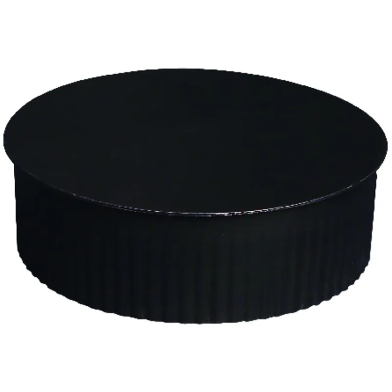 4 In. Diameter Steel Crimped Termination Cap - Model Bm0149