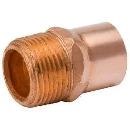 W 61145 3/4 In. Copper X 1 In. Male Adapter