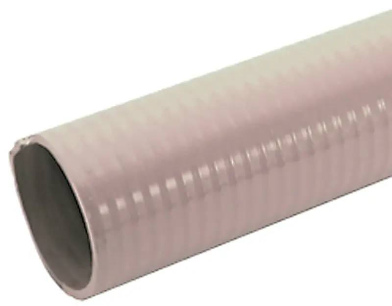 PVC Flexible Spa Hose, White, 1-1/2 In. X 1.90 In. X 50 Ft.